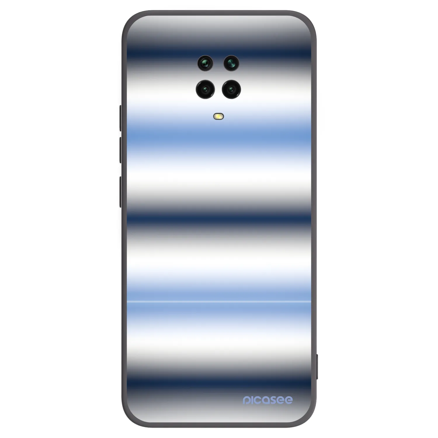 Picasee Xiaomi Redmi Note 9 Pro Hülle - Schwarzes Silikon - Static Lines