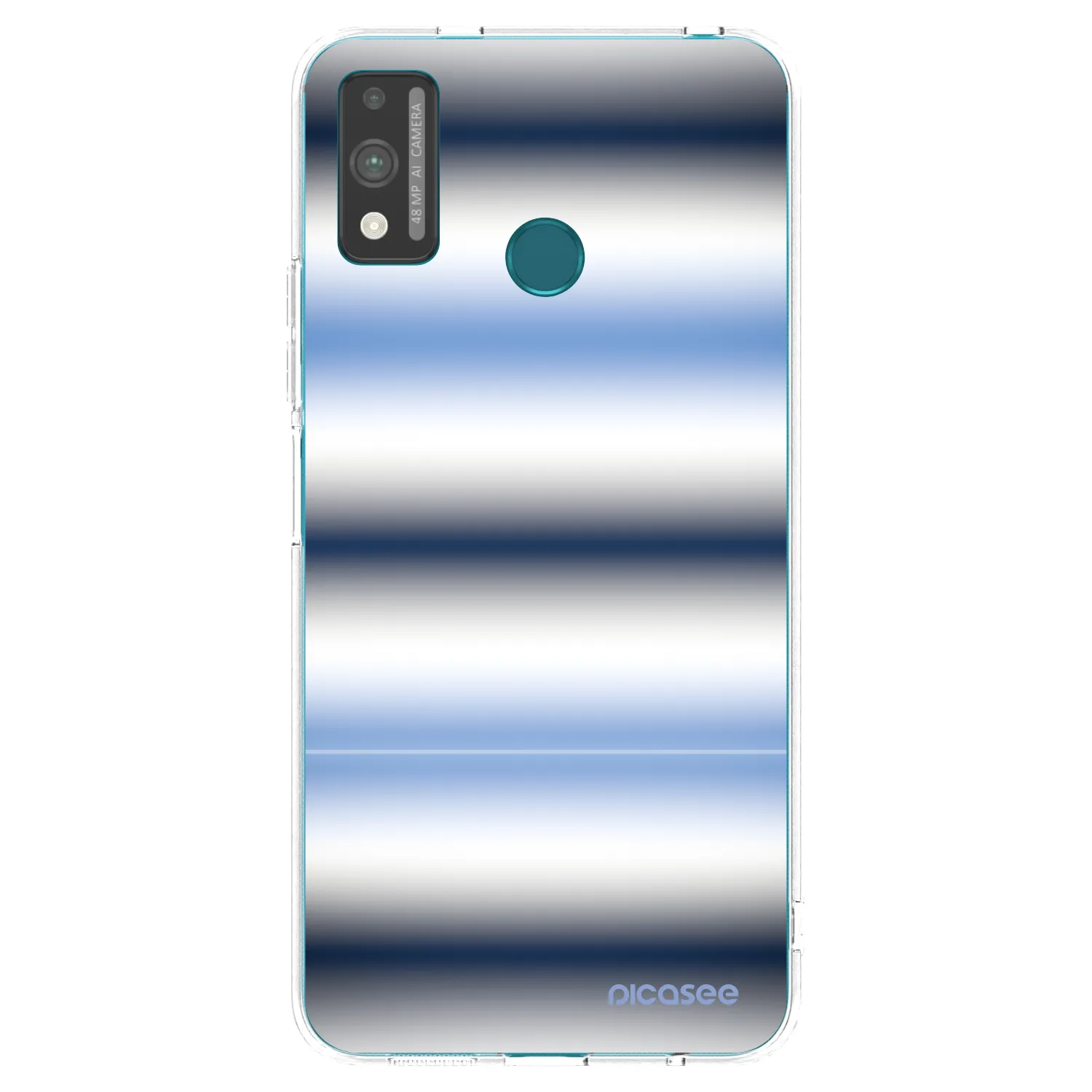 Picasee Honor 9X Lite Hülle - Transparentes Silikon - Static Lines