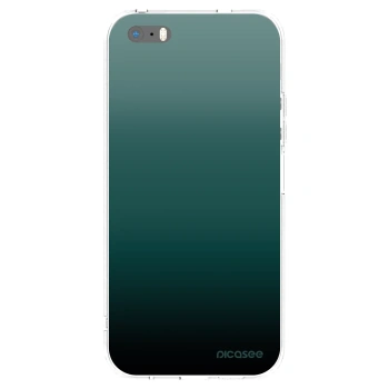 Picasee Apple iPhone 5/5S/SE Hülle - Transparentes Silikon - Verdant Fade