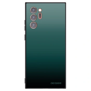 Picasee Samsung Galaxy Note 20 Ultra Hülle - Schwarzes Silikon - Verdant Fade