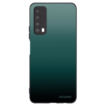 Picasee Huawei P Smart 2021 Hülle - Schwarzes Silikon - Verdant Fade