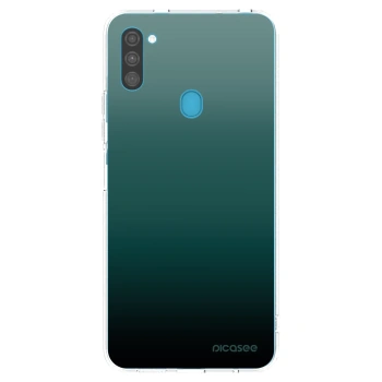 Picasee Samsung Galaxy M11 Hülle - Transparentes Silikon - Verdant Fade