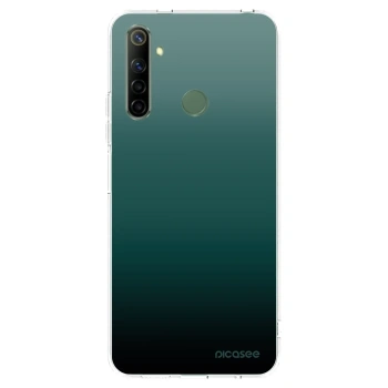 Picasee Realme 5 Hülle - Transparentes Silikon - Verdant Fade