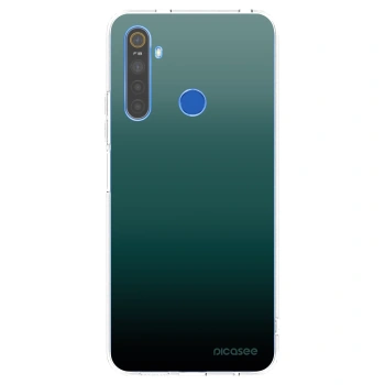 Picasee Realme 5 Hülle - Transparentes Silikon - Verdant Fade
