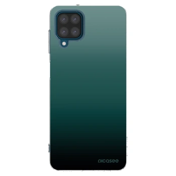 Picasee Samsung Galaxy A12 A125F Hülle - Transparentes Silikon - Verdant Fade