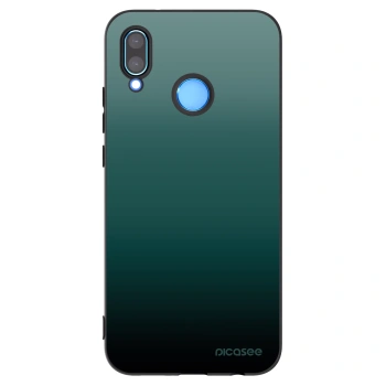 Picasee Huawei P20 Lite Hülle - Schwarzes Silikon - Verdant Fade