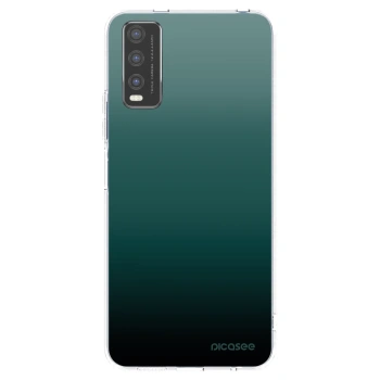 Picasee Vivo Y20s Hülle - Transparentes Silikon - Verdant Fade