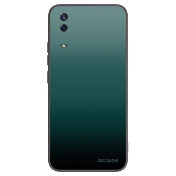 Picasee Vivo Y11s Hülle - Schwarzes Silikon - Verdant Fade