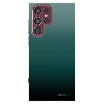 Picasee Samsung Galaxy S22 Ultra 5G Hülle - Transparentes Silikon - Verdant Fade