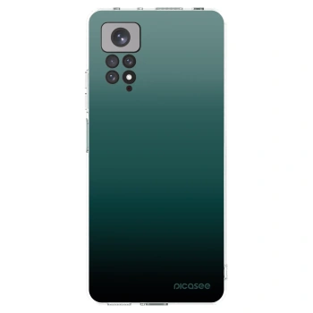 Picasee Xiaomi Redmi Note 11 Hülle - Transparentes Silikon - Verdant Fade