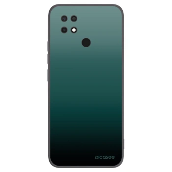 Picasee Xiaomi Redmi 10C Hülle - Schwarzes Silikon - Verdant Fade