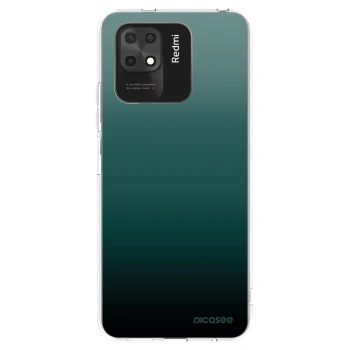 Picasee Xiaomi Redmi 10C Hülle - Transparentes Silikon - Verdant Fade