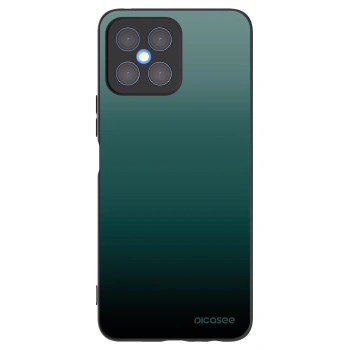 Picasee Honor X8 4G Hülle - Schwarzes Silikon - Verdant Fade