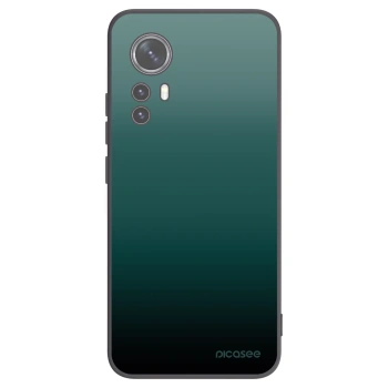 Picasee Xiaomi 12X Hülle - Schwarzes Silikon - Verdant Fade