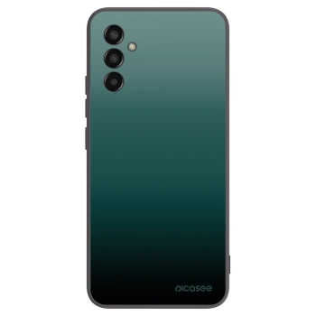 Picasee Samsung Galaxy M13 M135F Hülle - Schwarzes Silikon - Verdant Fade