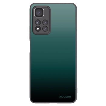 Picasee Xiaomi Redmi Note 11 Pro+ 5G Hülle - Schwarzes Silikon - Verdant Fade