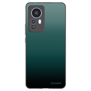 Picasee Xiaomi 12T Pro Hülle - Schwarzes Silikon - Verdant Fade