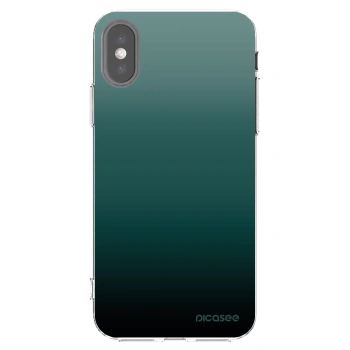 Picasee Apple iPhone X/XS Hülle - Transparentes Silikon - Verdant Fade