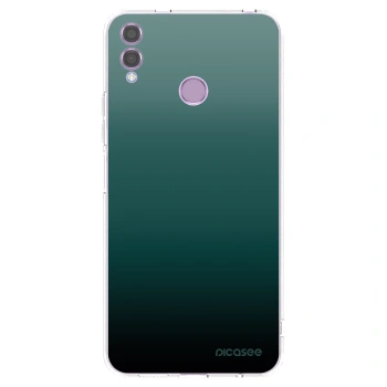 Picasee Honor 8X Hülle - Transparentes Silikon - Verdant Fade