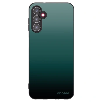 Picasee Samsung Galaxy A14 5G A146P Hülle - Schwarzes Silikon - Verdant Fade