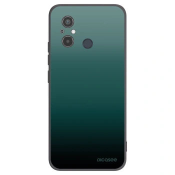 Picasee Xiaomi Redmi 12C Hülle - Schwarzes Silikon - Verdant Fade