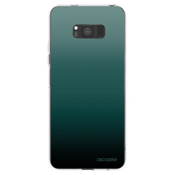 Picasee Samsung Galaxy S8 G950F Hülle - Transparentes Silikon - Verdant Fade