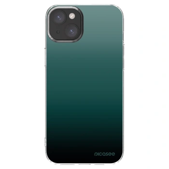Picasee Apple iPhone 15 Plus Hülle - Transparentes Silikon - Verdant Fade