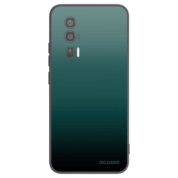 Picasee Xiaomi Poco F5 Pro 5G Hülle - Schwarzes Silikon - Verdant Fade