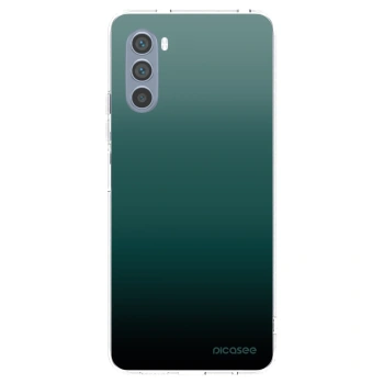 Picasee Motorola Moto G62 Hülle - Transparentes Silikon - Verdant Fade