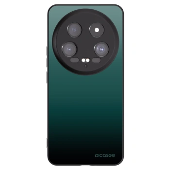 Picasee Xiaomi 14 Ultra Hülle - Schwarzes Silikon - Verdant Fade