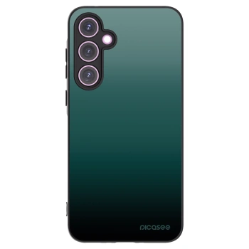 Picasee Samsung Galaxy A35 5G A356B Hülle - Schwarzes Silikon - Verdant Fade