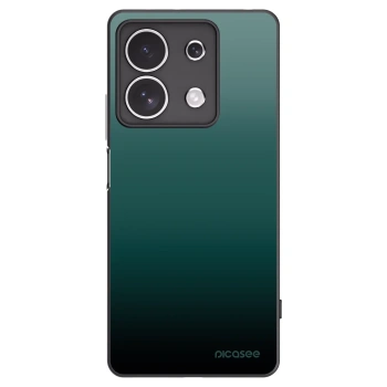Picasee Xiaomi Redmi Note 13 4G Hülle - Schwarzes Silikon - Verdant Fade