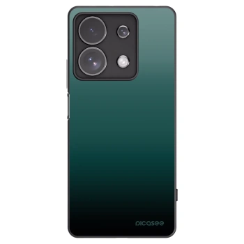 Picasee Xiaomi Redmi Note 13 Pro 4G Hülle - Schwarzes Silikon - Verdant Fade