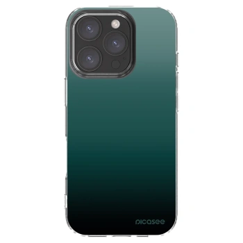 Picasee Apple iPhone 16 Pro Hülle - Transparentes Silikon - Verdant Fade