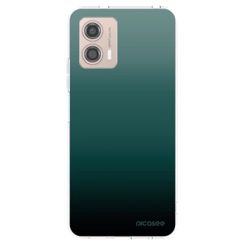 Picasee Motorola Moto G53 5G Hülle - Transparentes Silikon - Verdant Fade