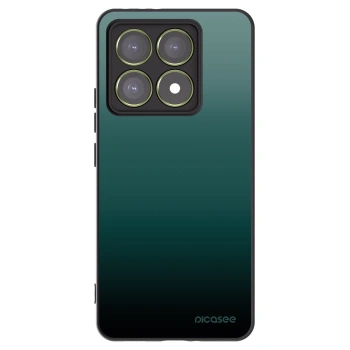 Picasee Xiaomi 14T Hülle - Schwarzes Silikon - Verdant Fade