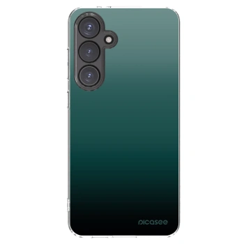 Picasee Samsung Galaxy S24 FE S721B Hülle - Transparentes Silikon - Verdant Fade
