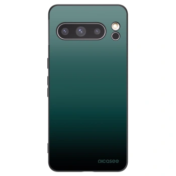 Picasee Google Pixel 8 Pro Hülle - Schwarzes Silikon - Verdant Fade