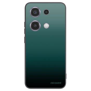 Picasee Xiaomi Redmi Note 14S Hülle - Schwarzes Silikon - Verdant Fade