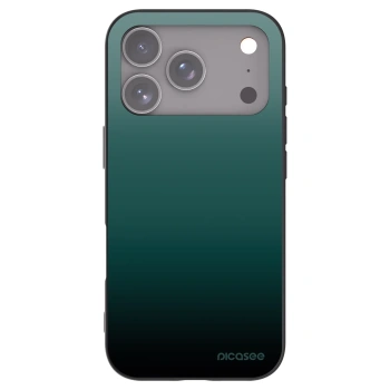 Picasee Apple iPhone 17 Pro Hülle - Schwarzes Silikon - Verdant Fade