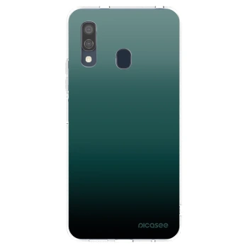 Picasee Samsung Galaxy A40 A405F Hülle - Transparentes Silikon - Verdant Fade
