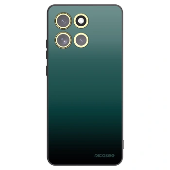 Picasee Motorola Moto G86 5G Hülle - Schwarzes Silikon - Verdant Fade
