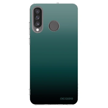 Picasee Huawei P30 Lite Hülle - Transparentes Silikon - Verdant Fade