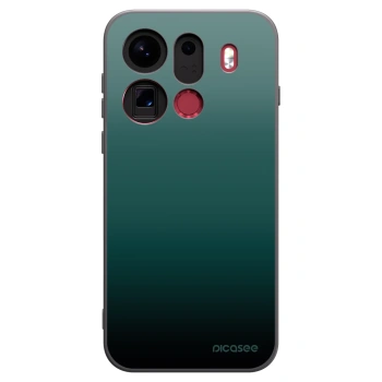 Picasee OPPO Find X9 Pro Hülle - Schwarzes Silikon - Verdant Fade