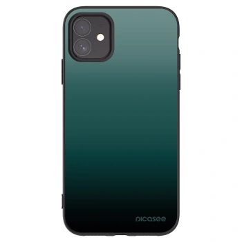 Picasee Apple iPhone 11 Hülle - Schwarzes Silikon - Verdant Fade