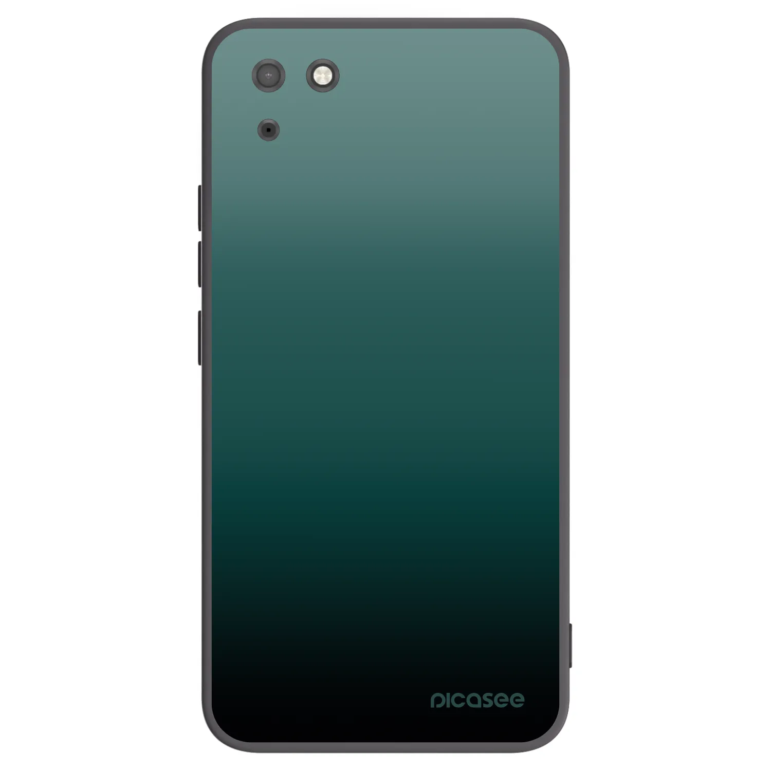 Picasee Huawei Y5P Hülle - Schwarzes Silikon - Verdant Fade
