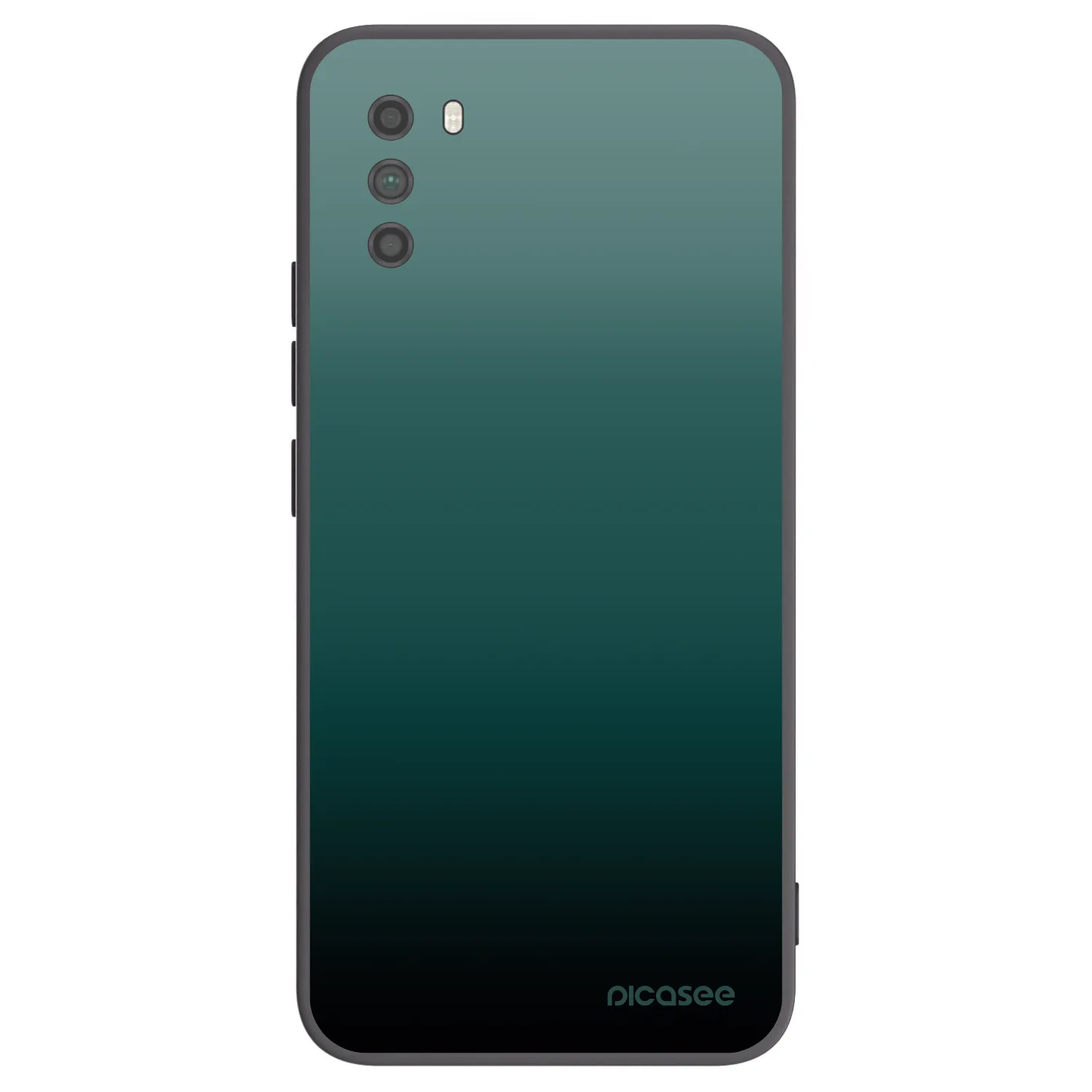 Picasee Xiaomi Poco M3 Hülle - Schwarzes Silikon - Verdant Fade