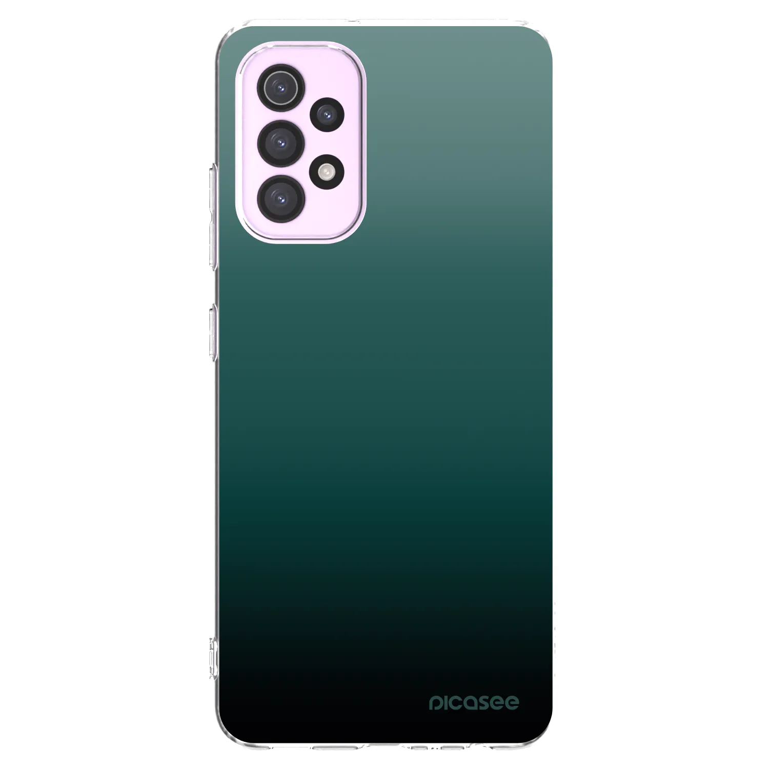 Picasee Samsung Galaxy A32 5G A326B Hülle - Transparentes Silikon - Verdant Fade