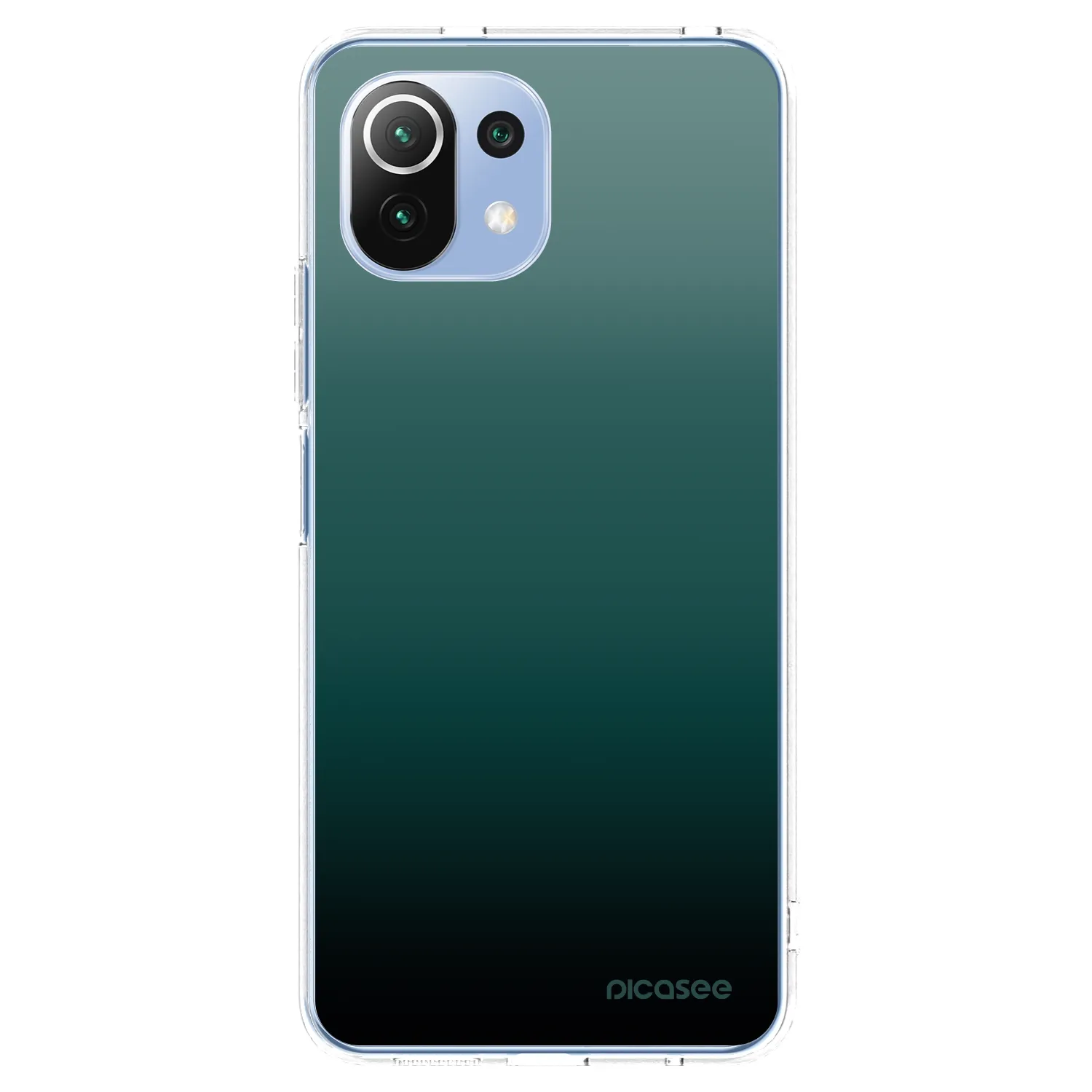 Picasee Xiaomi Mi 11 Lite Hülle - Transparentes Silikon - Verdant Fade