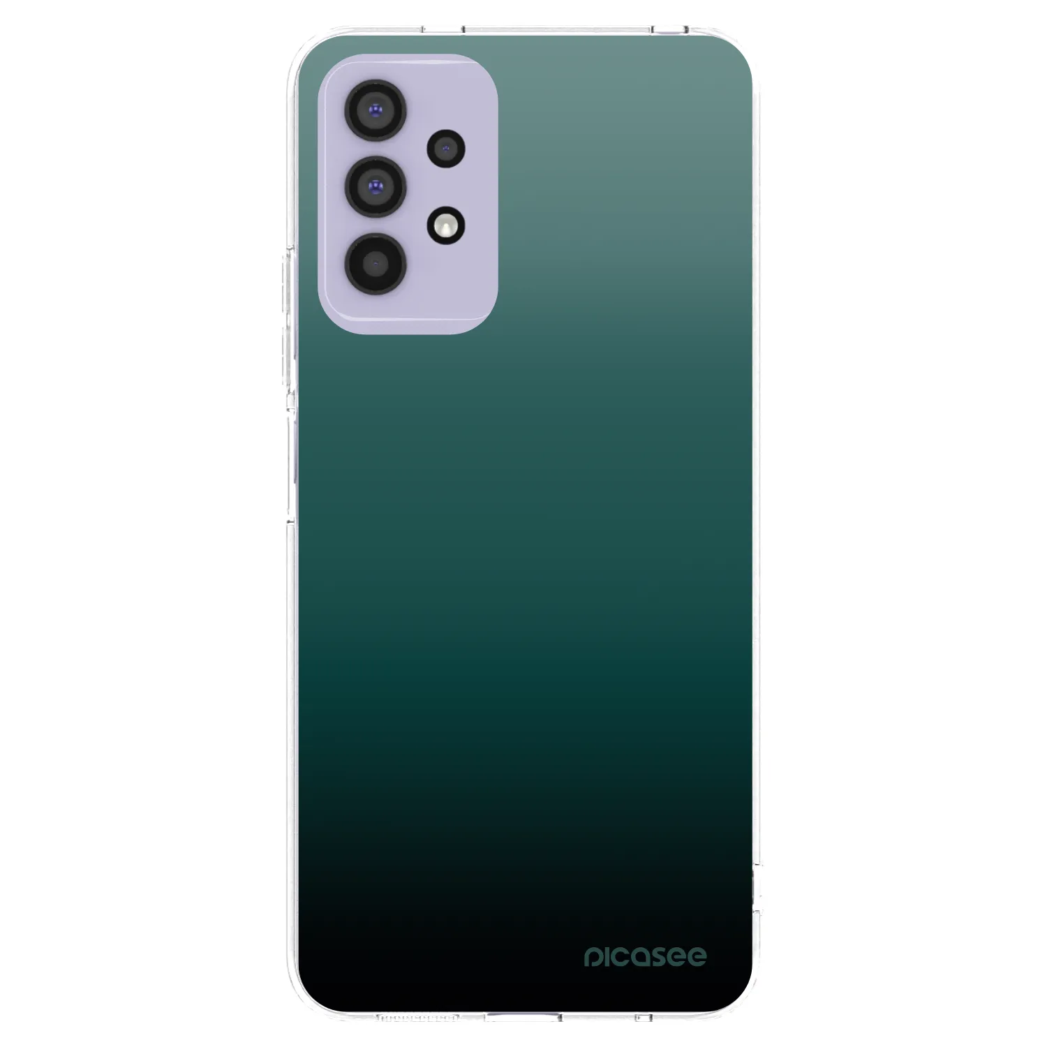 Picasee Samsung Galaxy A32 4G SM-A325F Hülle - Transparentes Silikon - Verdant Fade